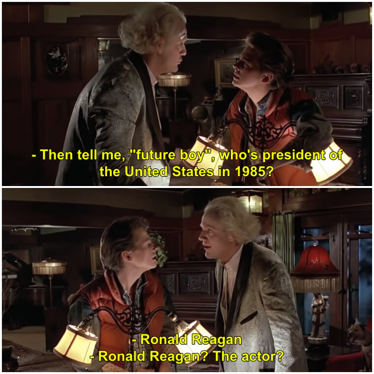 Ronald Reagan Actually Loved This Line in Back to the Future