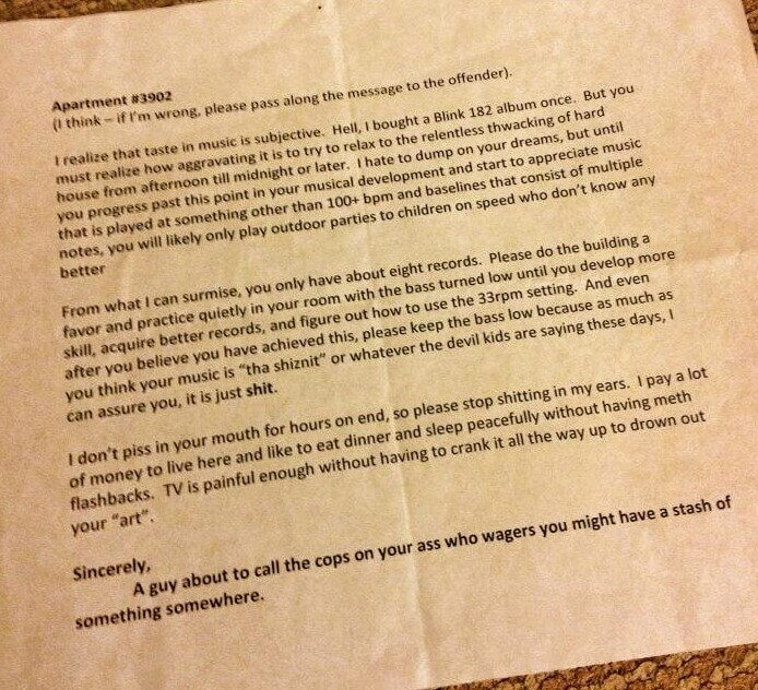 Here's Hoping This Was Sent to the Right Apartment