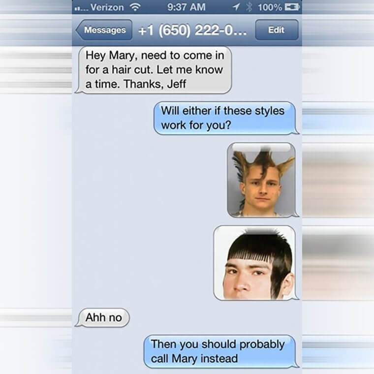 Making An Appointment For A Haircut With A Weirdo