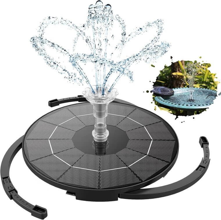 AISITIN Solar Fountain - Enhance Your Garden Oasis! - Don’t Miss the 17% Discount!