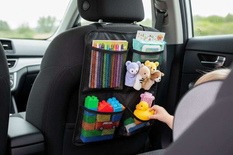 Shower Caddy for Backseat Toys
