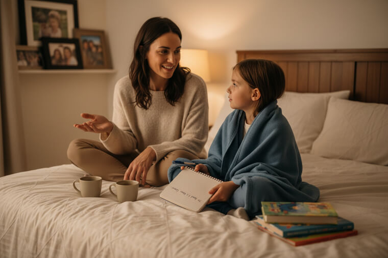 Five-Minute "Two Things I Loved Today" Bedtime Chat