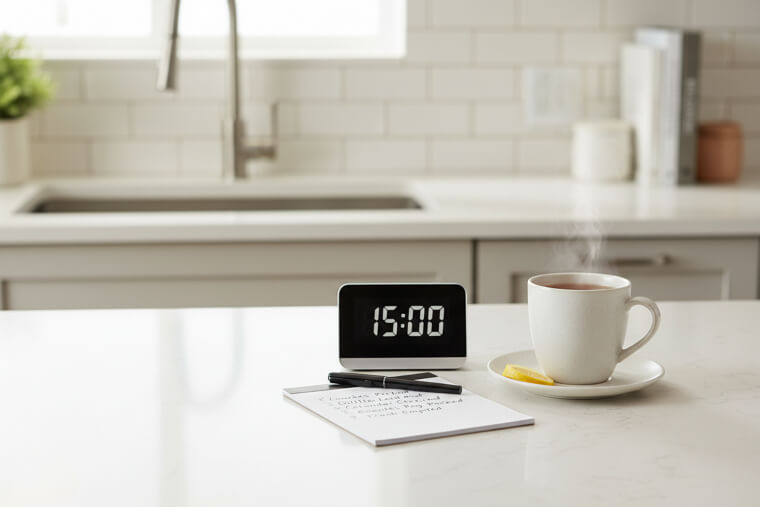 Simple Weekly Reset: 15 Minutes on Sunday Night