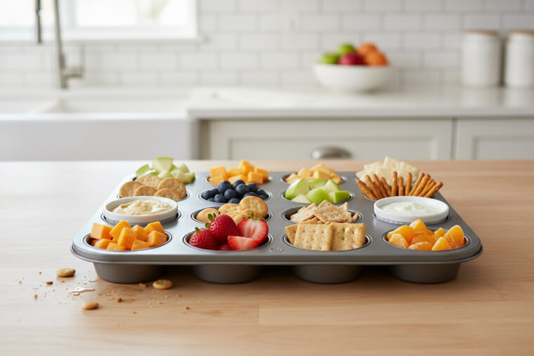 Muffin Tin Snack Stations