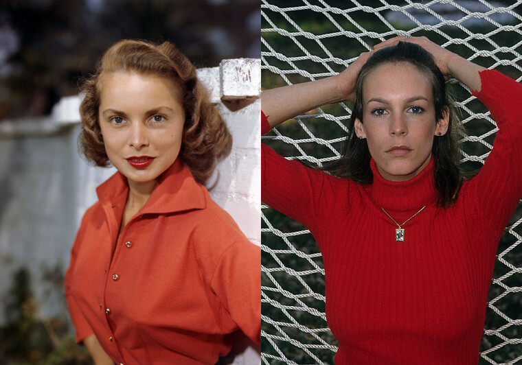 Janet Leigh e Jamie Lee Curtis - 20 anos