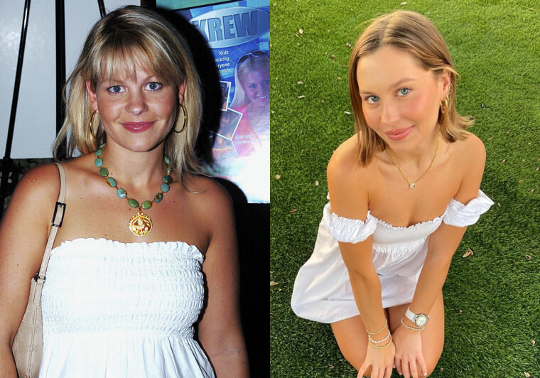 Candace Cameron Bure e Natasha Bure - 20 e poucos anos