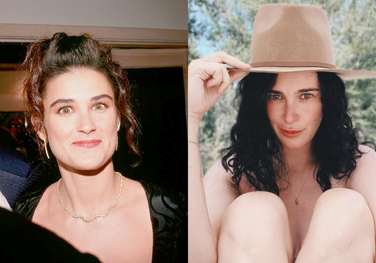 Demi Moore e Rumer Willis - 30 anos