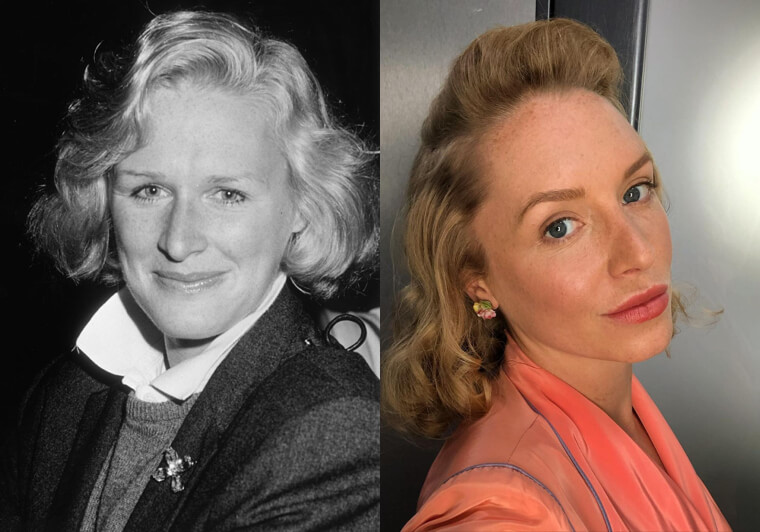 Glenn Close e Annie Starke - 30 anos