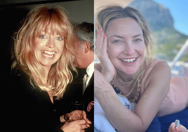 Goldie Hawn e Kate Hudson - 40 anos
