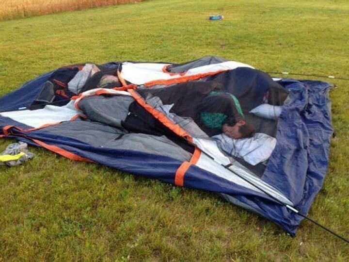Is This Tent Technically Pitched or Not?