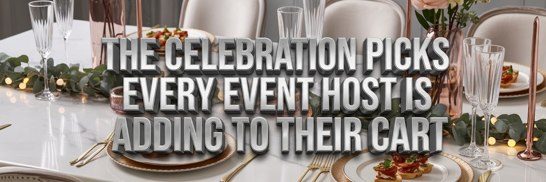 Your Best Picks: The Celebration Picks Every Event Host Is Adding to Their Cart
