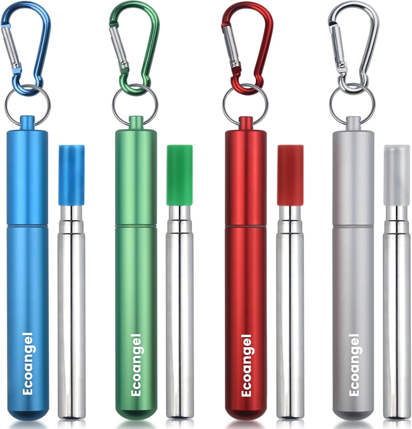 Collapsible Steel Straws - Eco-Friendly & Portable Drinking Solution - Now 10% Off!