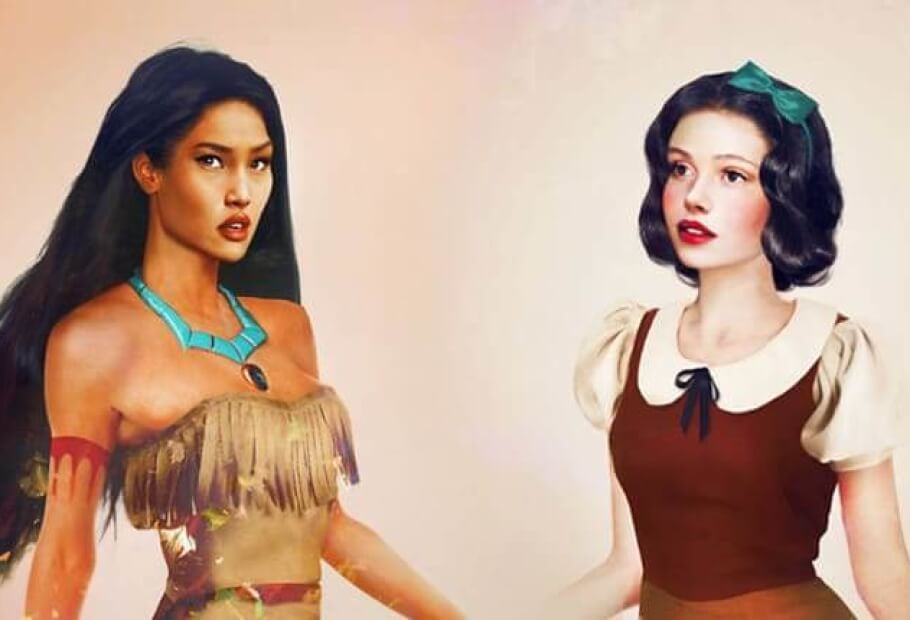 Artist Masterfully Reimagines Disney Characters As Real People