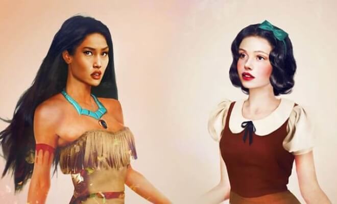 Artist Masterfully Reimagines Disney Characters As Real People