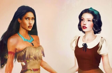 Artist Masterfully Reimagines Disney Characters As Real People