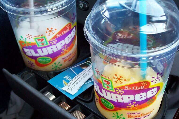 A broken soda fountain forced a franchise owner to partially freeze his bottled drinks, launching the massively popular frozen Slurpee craze