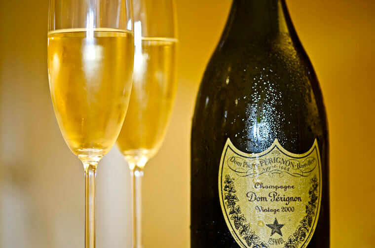 A monk bottled his wine before the winter frost stopped fermentation, unintentionally trapping carbon dioxide bubbles to create crisp Champagne