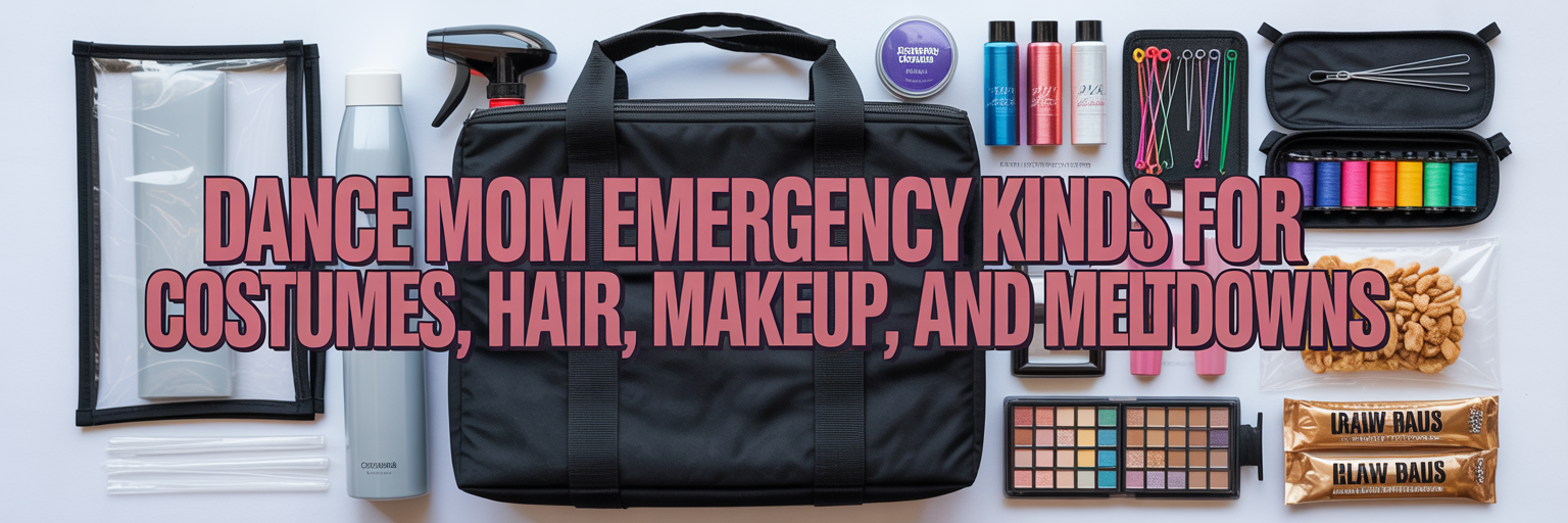 Dance Mom Emergency Kit Finds For Costumes, Hair, Makeup, And Meltdowns