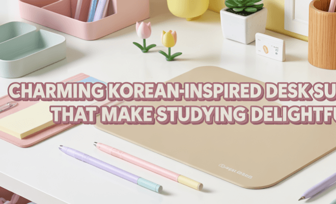 Korean-Inspired Desk Supplies For Students Who Studies Better When Their Desk Is Cute