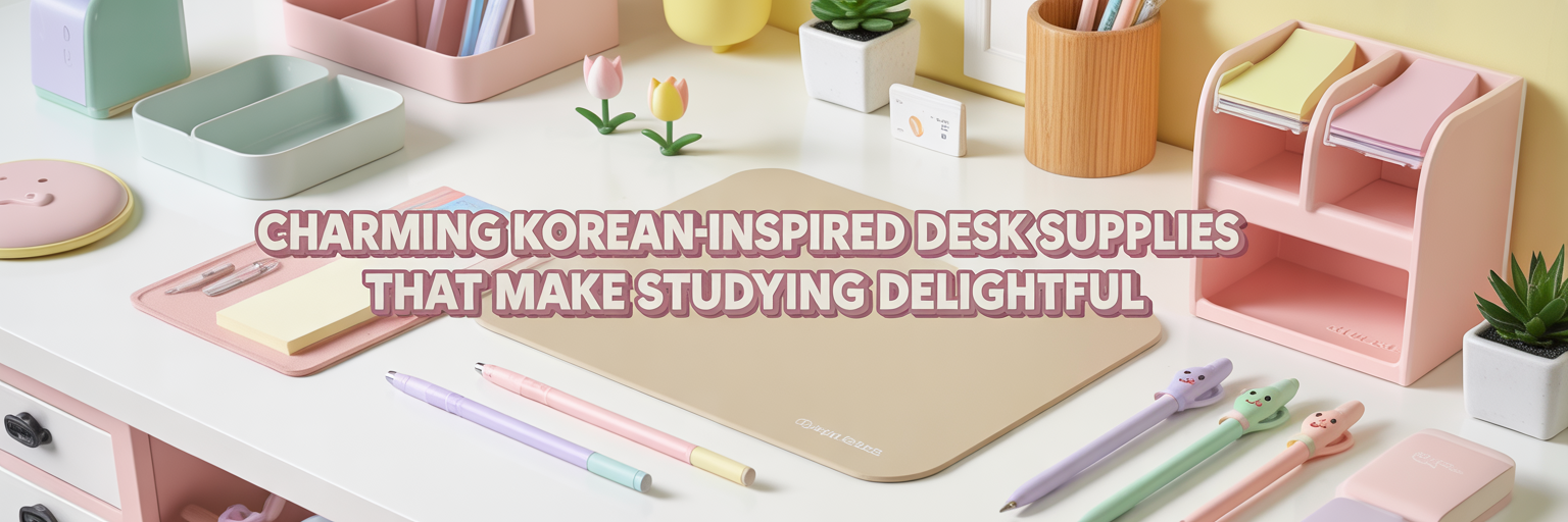 Korean-Inspired Desk Supplies For Students Who Studies Better When Their Desk Is Cute
