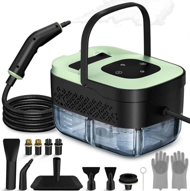 Portable Steam Cleaner with Accessories for Effortless Cleaning - Enjoy 30% Off!