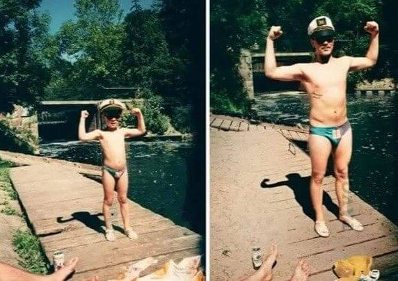 He's Never Been Scared of a Speedo