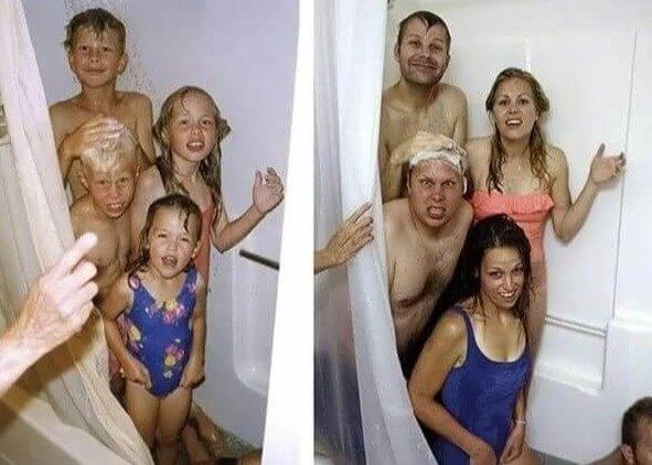 You're Never Too Old to Shower Together, Right?