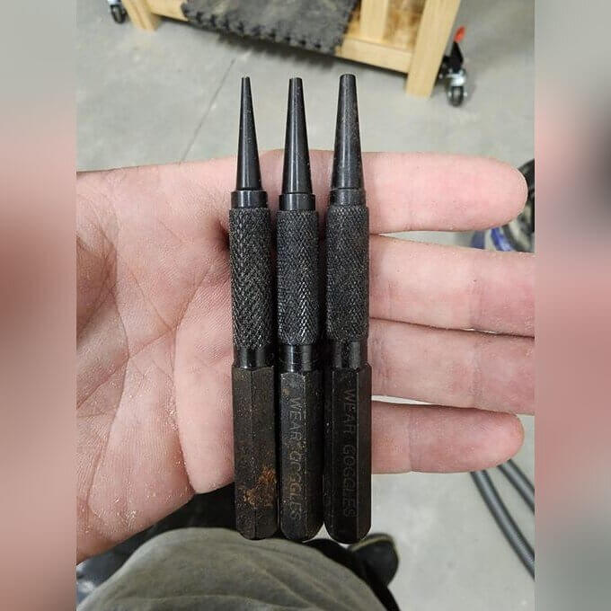 Nail Sets for Flush Finishing
