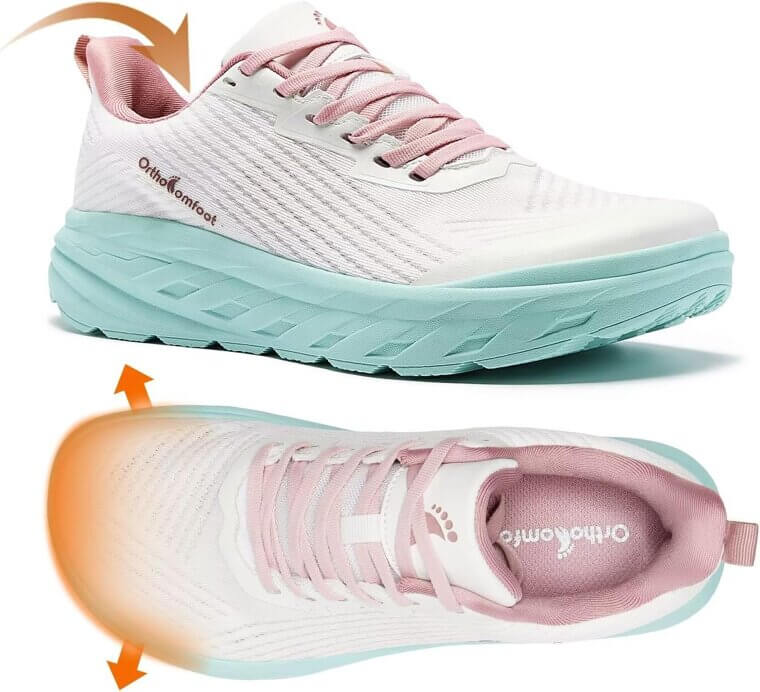 Women's Orthopedic Sneakers: Comfort Meets Style for Foot Pain Relief - 37% Off!