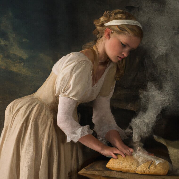 Banging Christmas Bread on the Walls for Luck