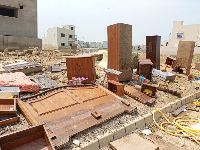 Throwing Old Furniture Off High-Rise Balconies