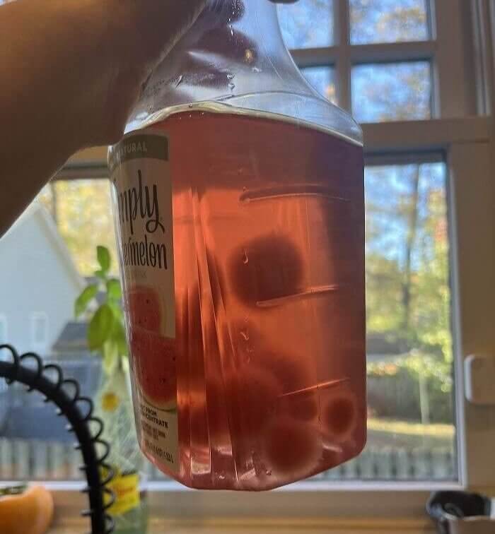 The Watermelon Juice Was Invaded by Mold