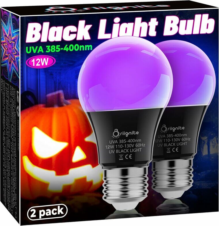 Illuminate Your Party with Black Light Bulbs - Perfect for Halloween & More! Don’t Miss the 23% Discount!