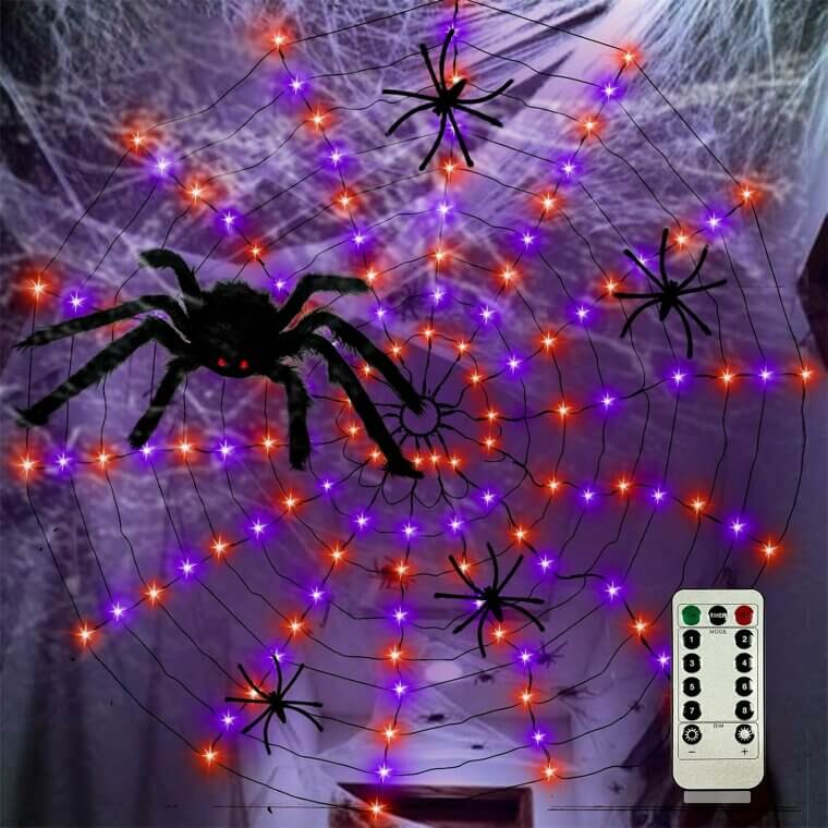 Spooky Halloween Lights for Outdoor Fun - 8 Modes of Fright! 