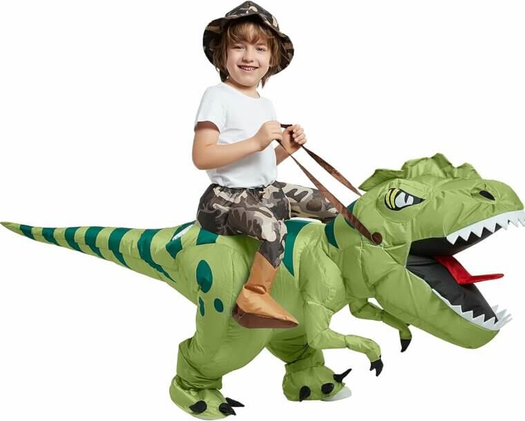 Transform Your Party with Inflatable Dino Costume - A Roaring Hit! 