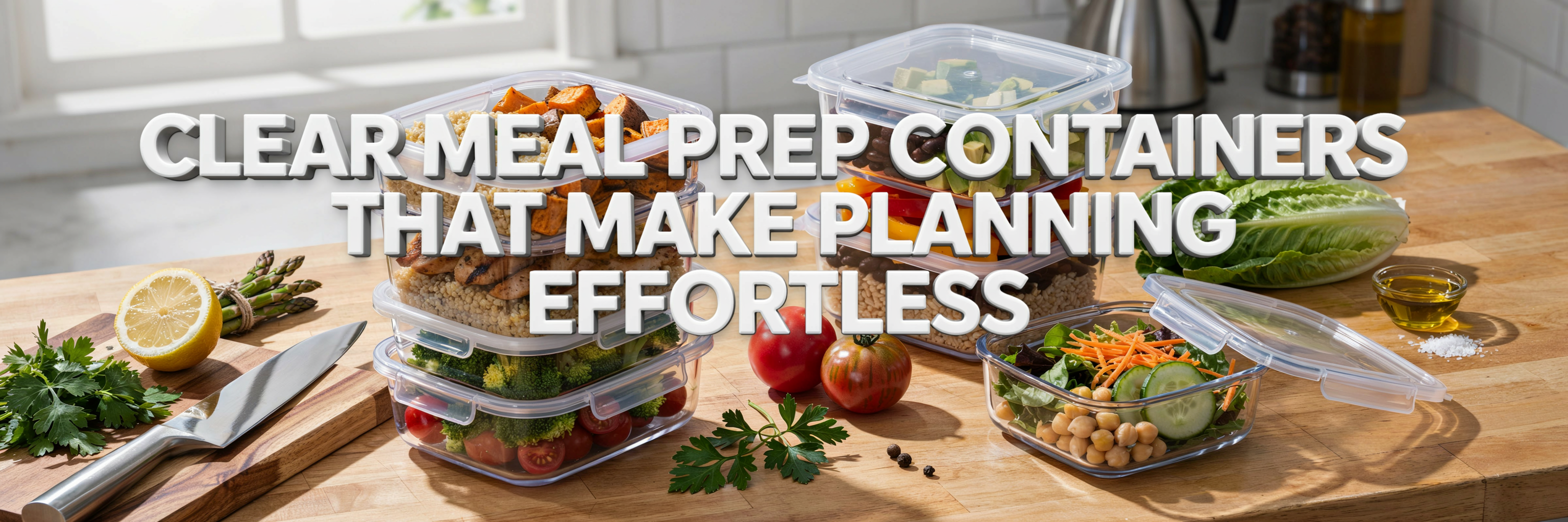 Perfect for Meal Preppers: The Clear Solution