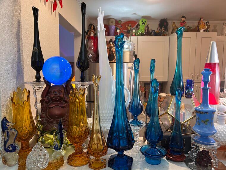 The Viking Glass "Epic" Swung Vase: $200 to $500