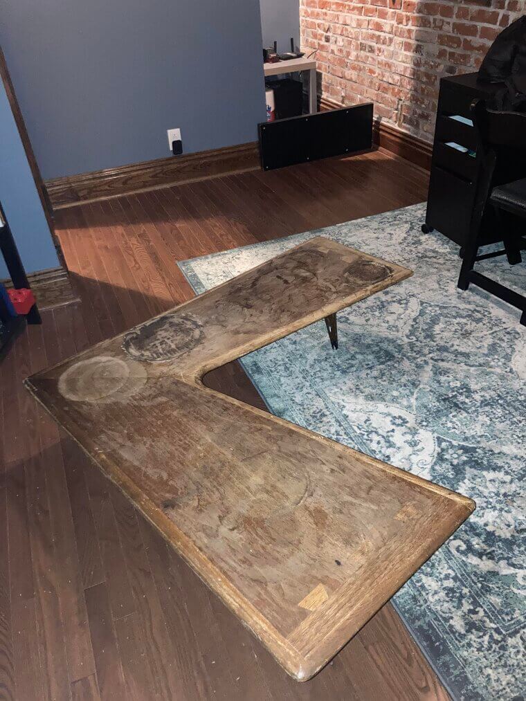 The "Boomerang" Formica Coffee Table: $400 to $900