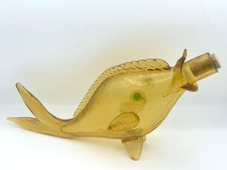 The Blenko "Fish" Decanter by Wayne Husted: $800 to $1,500