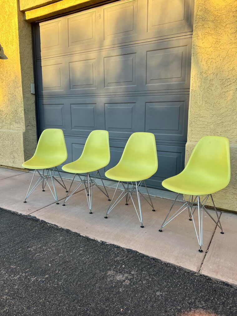 The Eames Molded Fiberglass Side Chair: $600 to $1,500