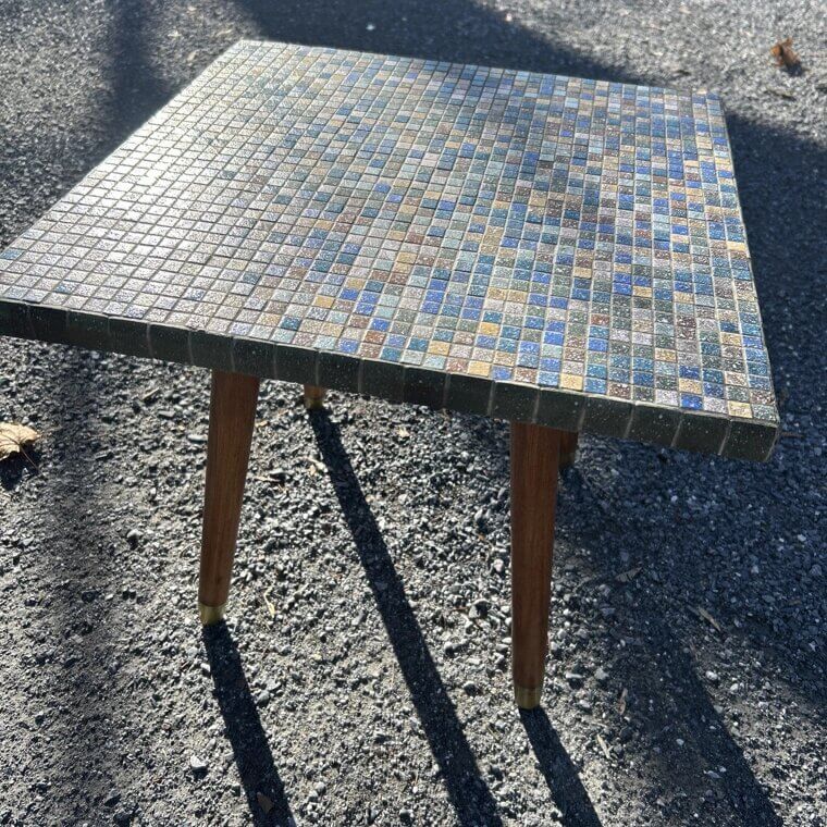 The "Atomic" Tiled Coffee Table by Harris Strong: $1,500 to $3,500