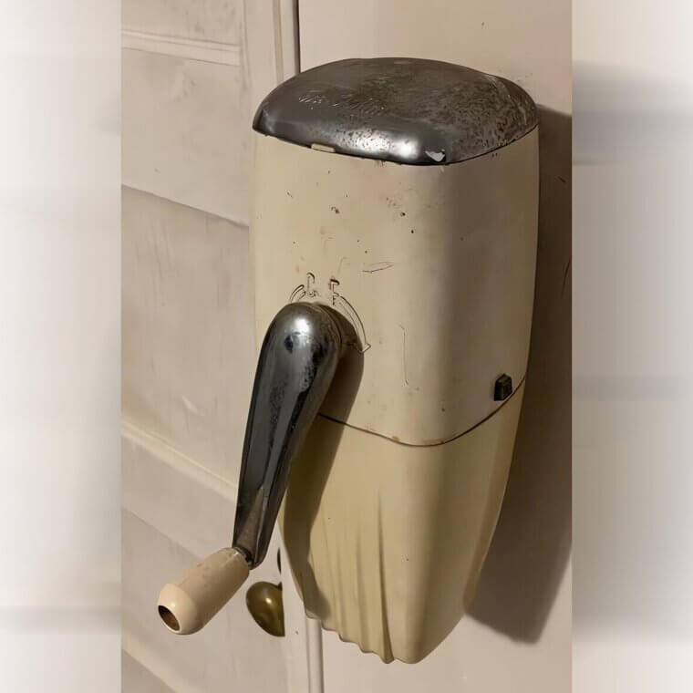 The Rival "Ice-O-Mat" Wall-Mounted Ice Crusher: $100 to $200