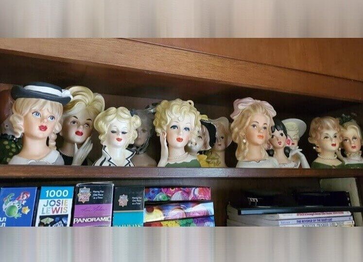 The Lady Head Vase by Napco or Rubens: $500 to $2,000