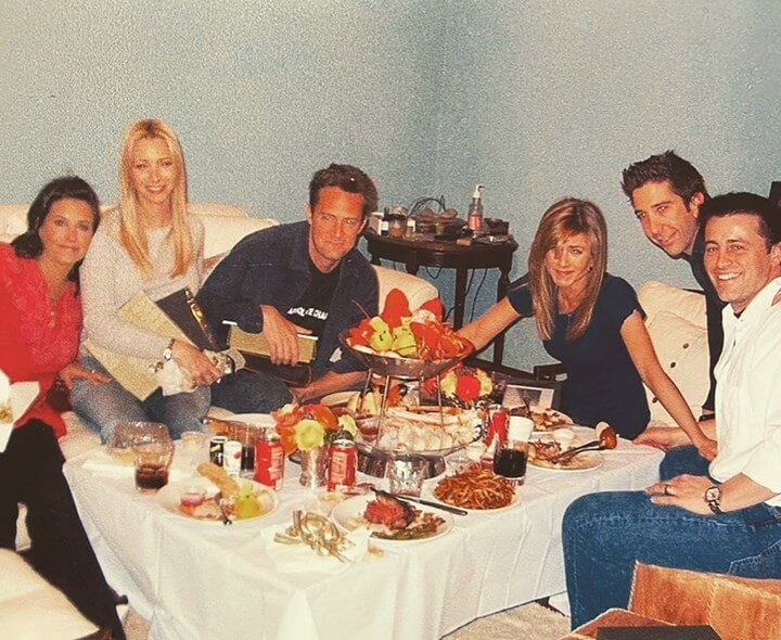 El reparto de Friends en 2004