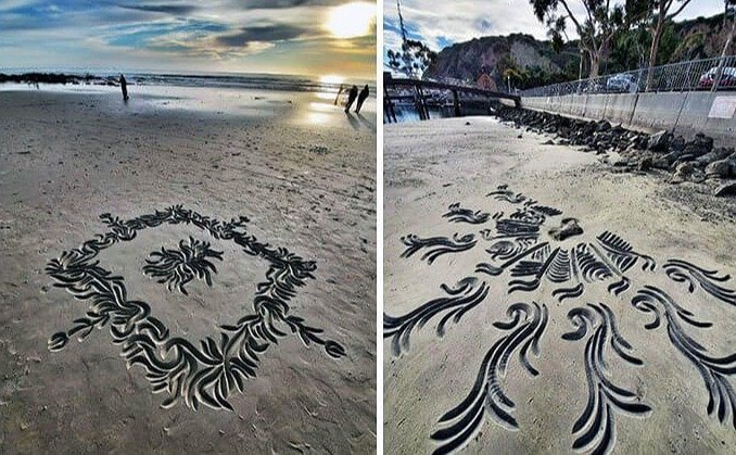 Sand Carving Is a Real Art Form