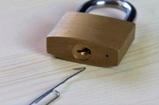 The Mysterious Padlock Hole