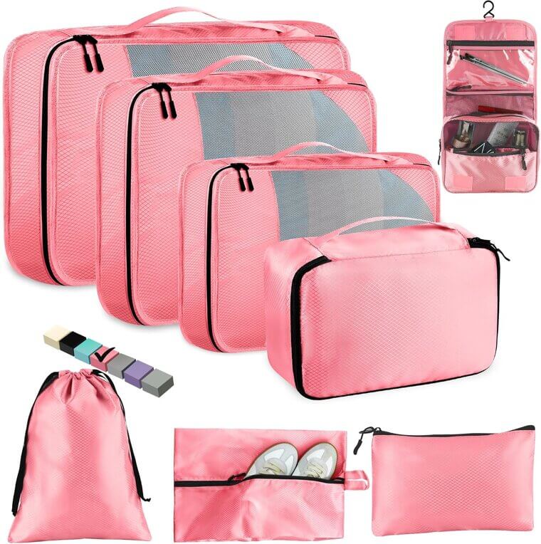 Travel Packing Cubes - Organize Your Family Trips with Ease! - 50% Off!