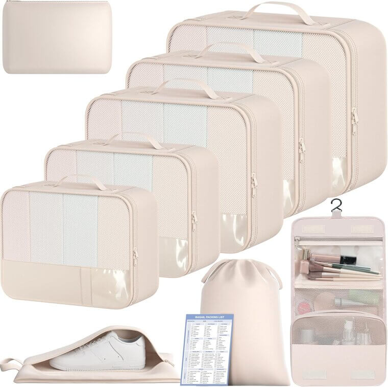 BAGAIL Packing Cubes - Ultimate Travel Organizers - Don’t Miss the 39% Discount!
