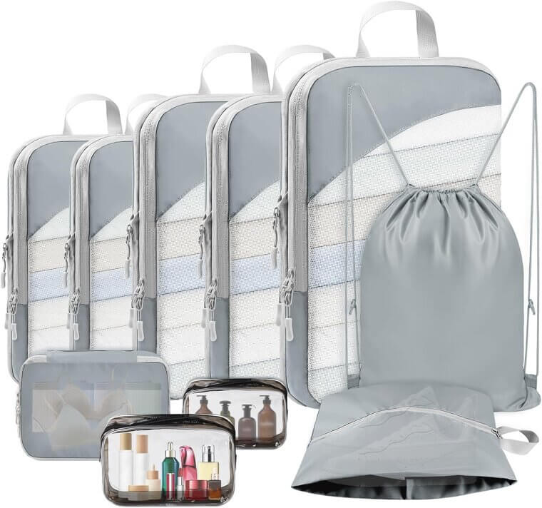 Compression Packing Cubes - Travel Light and Organized - Now 50% Off!