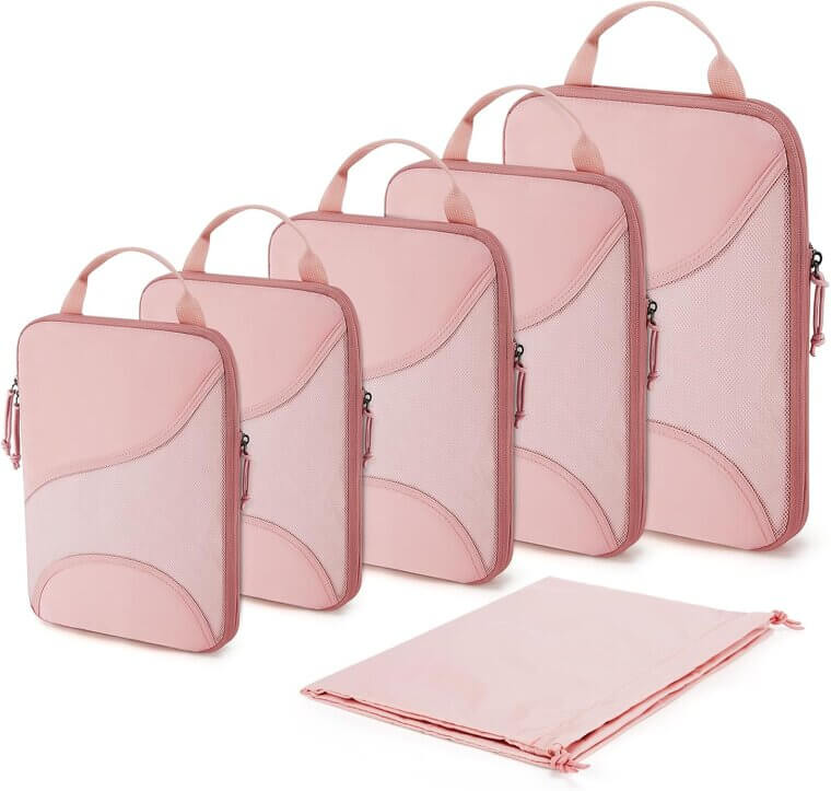 BAGSMART Packing Cubes - Organize Your Travel Efficiently - Don’t Miss the 12% Discount!